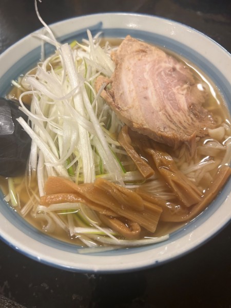「白ネギラーメン」@手打ラーメン 恵比寿屋の写真