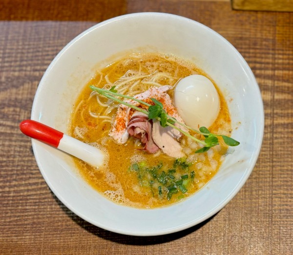 「濃厚海老蕎麦」@芛堂寺の写真