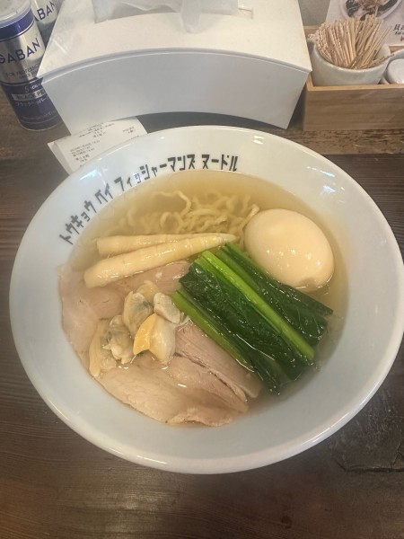 「塩ラーメン」@Tokyo Bay Fisherman's noodle 葉山店の写真