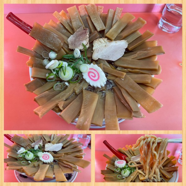 「メンマ中華 1200円」@大むら支店の写真