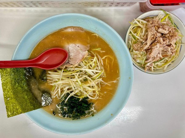「ねぎみそ 並 ＋ ネギ飯」@◯つばき食堂の写真