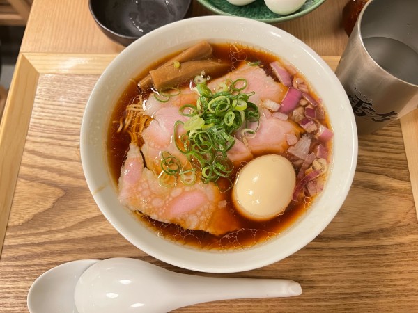 「特製生姜中華そば」@中華そば 雷杏の写真