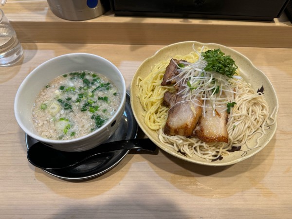 「【限定】鯛と鰹節の塩細つけ麺」@中華そば すばる食堂の写真