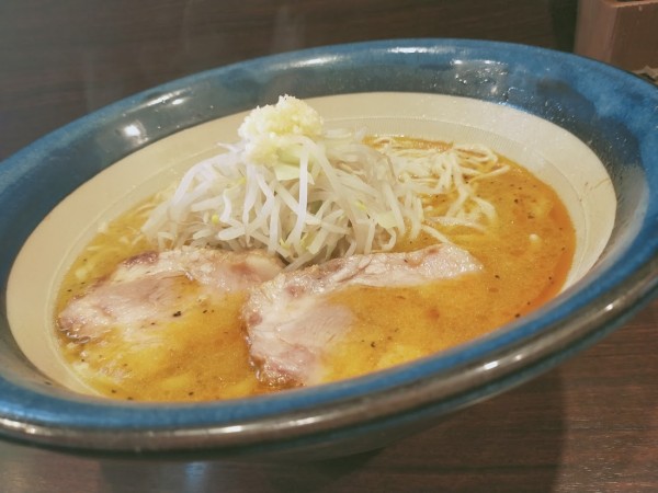 「つけ麺・麺増600・季節の柑橘（熱盛・野菜少・にんにく少）」@ピコピコポンの写真