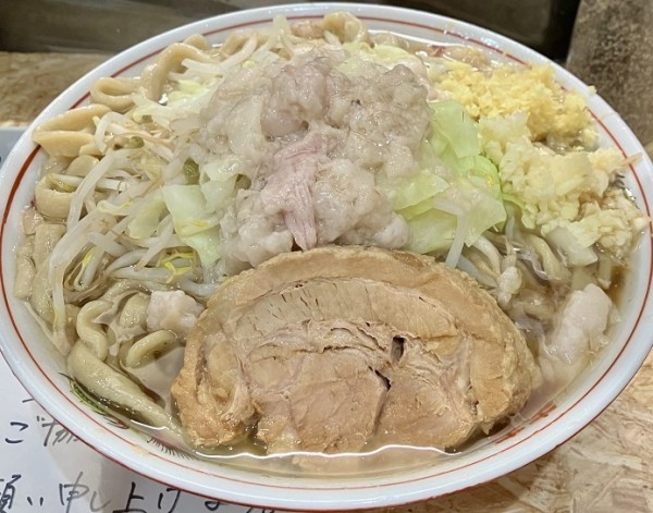 「らーめん(大盛り1枚)」@自家製麺 まさき（非乳化） 2号店の写真