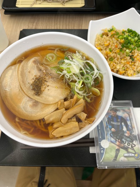 「醤油ラーメン　チャーハンセット」@海老名 麺's ROADの写真