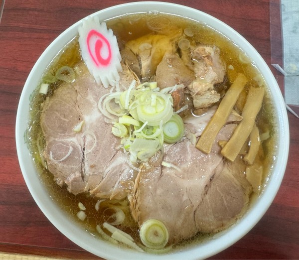 「手打チャーシューメン大盛り」@佐野らーめん 龍麺の写真