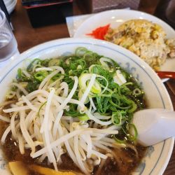 たかばしラーメン(並)+炒飯