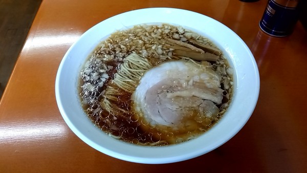 「ラーメン並（６００円）」@タンポポの写真