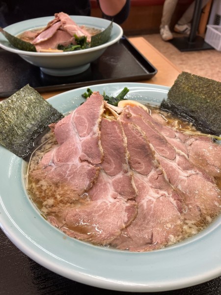 「ネギチャーシュー　中」@ラーメンショップ椿 稲城店の写真