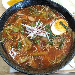 カルビ麺(小ライス付き)