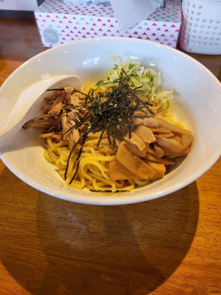 「油そば　並盛り」@東京名物油そば 麺屋かとむら 伊那店の写真
