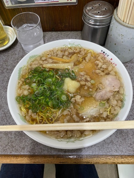 「中華そば大盛脂マシマシニンニクトッピング」@つたふじ 福山支店の写真
