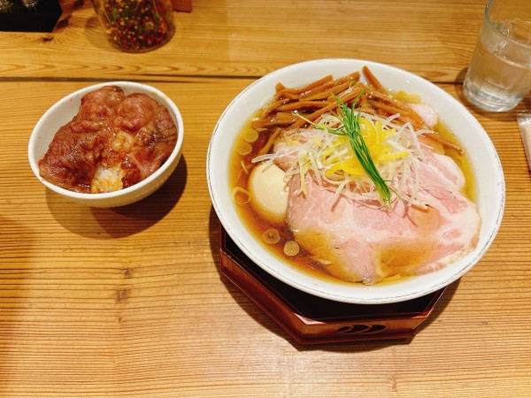 「KANEDA麺＋黒毛和牛ご飯」@かね田の写真