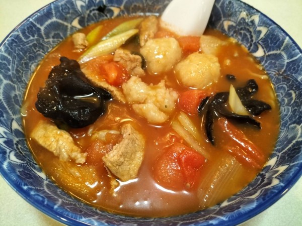 「トマト麺￥900（ビッグワンの日割引）」@中国料理 麗園の写真