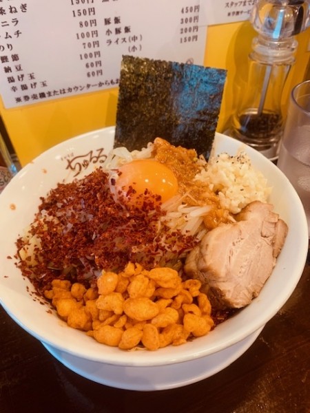 「辛味まぜそば 1090円」@まぜそば ちゅるるの写真