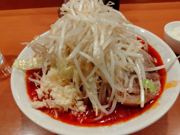 「紅の豚麺」@麺屋 長次郎の写真