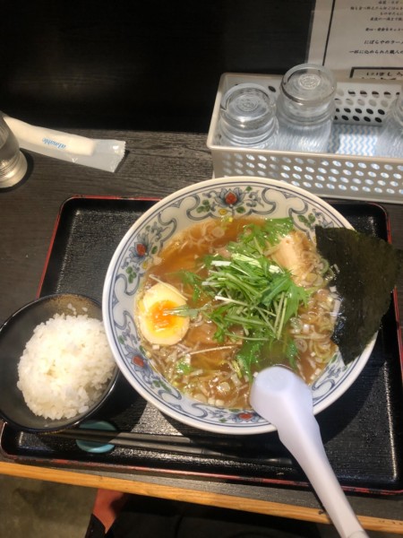 「にぼしらーめん セット」@にぼらや 酒場通り店の写真