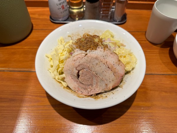 「【金曜限定】ガッツリ系（汁なし）」@麺屋 真心の写真