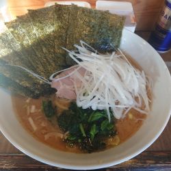 ラーメン中+ライス小+海苔まし ネギ