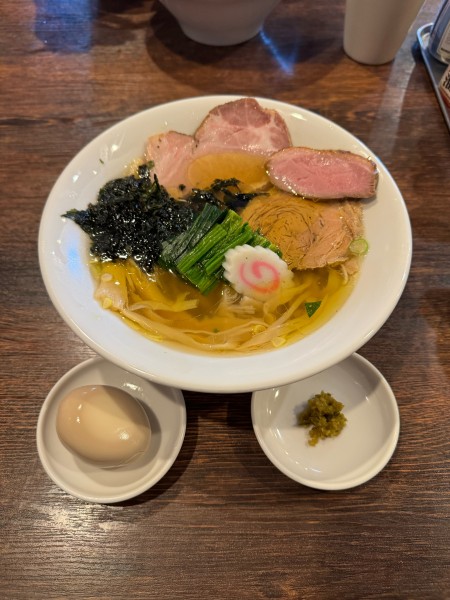 「特製塩そば（ピロ麺&濃いめ）」@麺屋 真心の写真