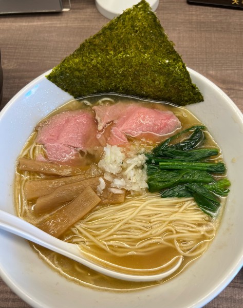 「新・海の塩中華そば　ローストビーフ丼」@東大和ラーメン大冬樹Season2の写真