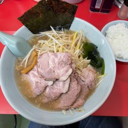 ネギチャーシューメン+半ライス