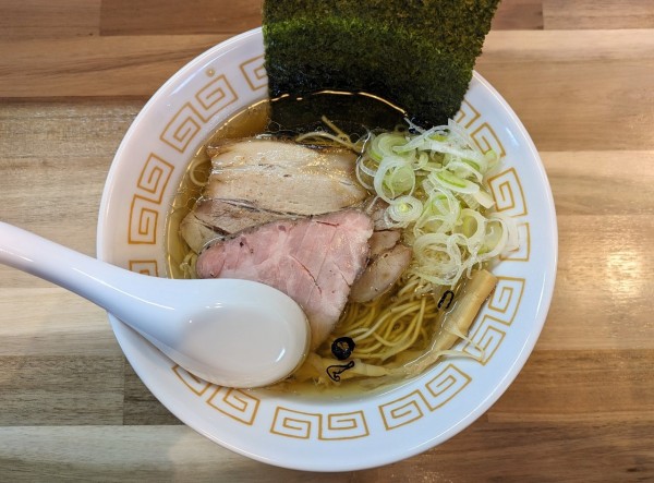 「中華そば   850円、麺大盛り(昼の部無料)」@中華そば 萩野谷商店の写真