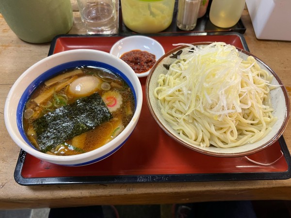 「特製あつもり　辛味ダレ」@小金井大勝軒の写真