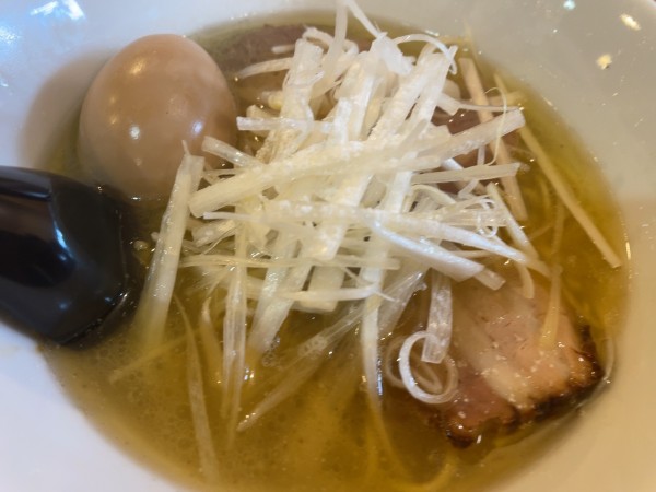 「味玉廣木らあ麺（塩）：1050円」@麺処 廣木の写真