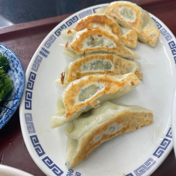 「ラーメン 餃子 半ライス 600円」@中華料理 来々軒の写真