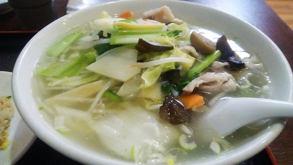 「Bランチ 野菜タンメン＋半チャーハン 850円」@合楽園の写真