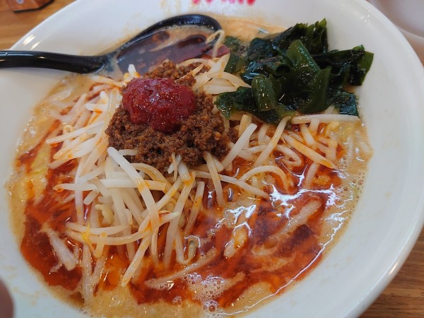 「タンタンメン　大盛り(セルフ辛口）」@テンホウ 湖浜店の写真