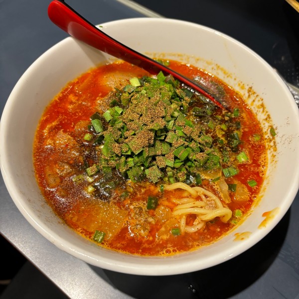 「勝浦式担々麺 花椒トッピング」@じもんの写真