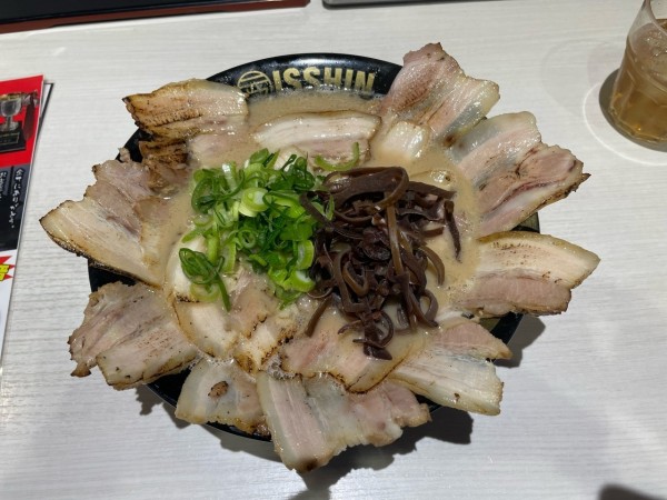 「【裏メニュー】胃もたれ＋大盛＋替玉」@ラーメン 一晋の写真