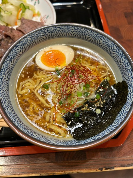 「半ラーメン」@牛たん焼き 仙台辺見 横浜霧が丘店の写真
