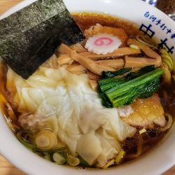 ワンタン麺 1,020円＋刻み玉ネギ 50円
