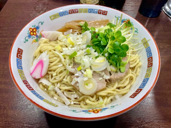 「アサヒスーパードライ＋つまみレバー → 宝そば ＋ ライス」@宝華の写真