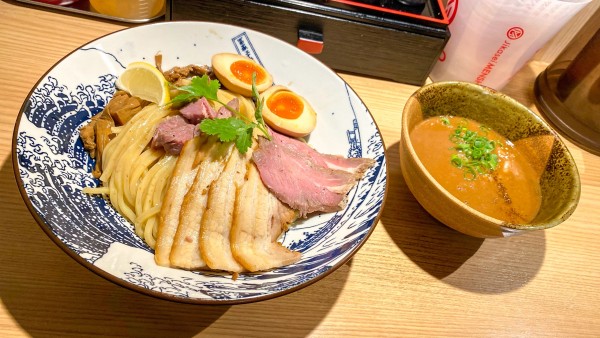 「ラム醤油スープつけめん（並）¥950 全部のせセット ¥450」@自家製麺 MENSHO TOKYOの写真
