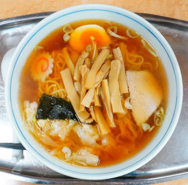 「メンマ入りそば（玉1個）」@一ノ割大勝軒の写真