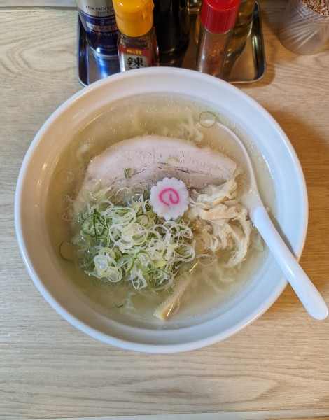 「ラーメン+ネギ増し」@食い処 克貴の写真