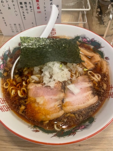 「竹岡式ラーメンと生チャーハン」@玉乃家の写真