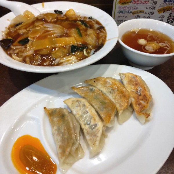 「中華丼セット（￥840）」@パンダ 京浜蒲田店の写真