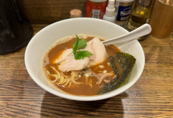 「烏賊干鶏白湯そば ¥1000」@新橋 纏の写真