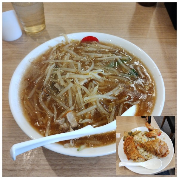 「サンマーメン 税抜750円」@ラーメン中華食堂 新世 出来野店の写真