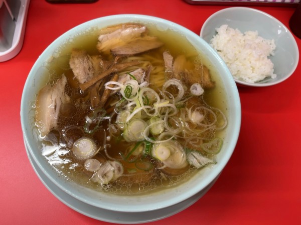 「中華そば＋めし（無料）」@邦ちゃんラーメン 両国店の写真