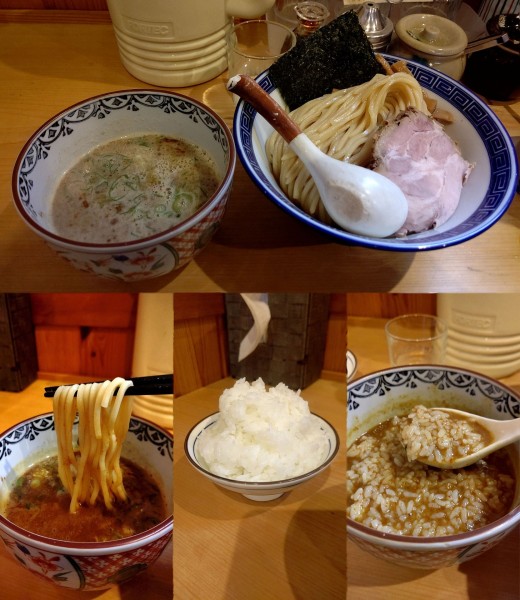 「『大盛 カレーつけめん+ライス 小(¥1050+150)』」@ラーメン トウカンヤの写真