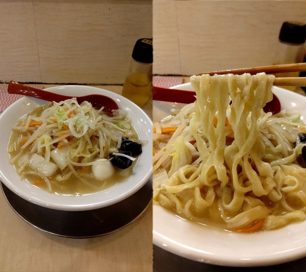 「『野菜たっぷり五目タンメン(¥800)』を大盛で...」@食堂 七彩の写真