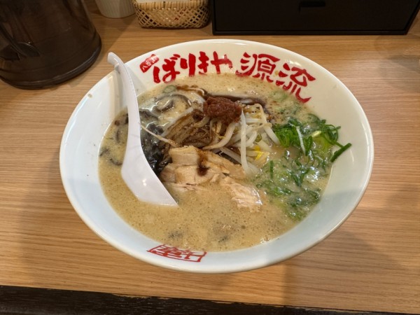 「ばりこてめん（並盛・100g）930円」@ばりきや源流の写真