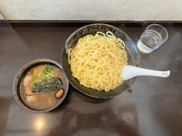 「濃厚魚介つけ麺　大400g あつもり」@川喜屋の写真